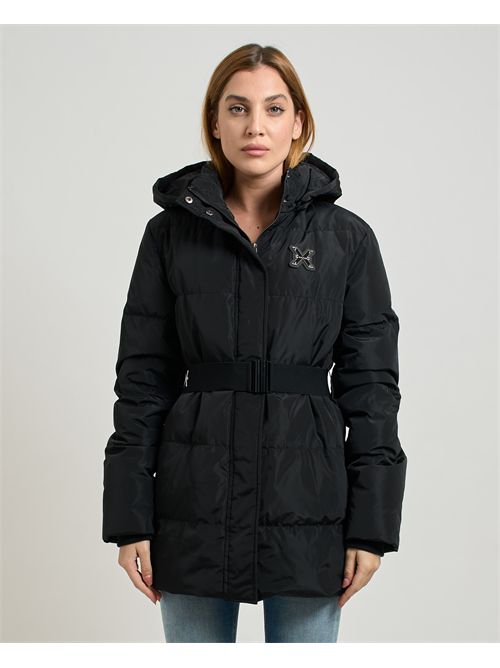 Piumino trapuntato donna Richmond X con cintura RICHMOND X | UWA25062PIBLACK